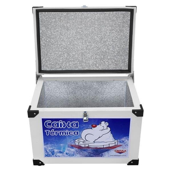 すかBOX Caixa Térmica 278 Litros Cefaz Galvanizada Com Válvula De
