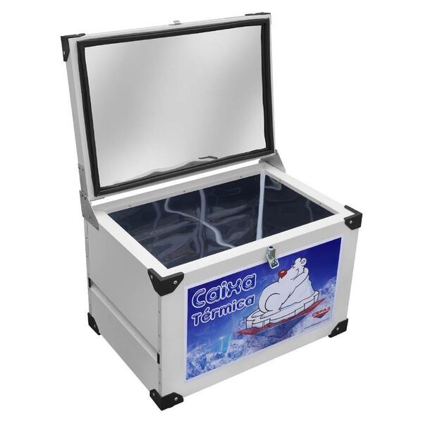 Caixa Térmica 278 Litros Cefaz Inox Com Válvula De Escoamento