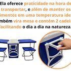 Caixa Térmica 3 Em 1 Mesa E Cadeira 28l