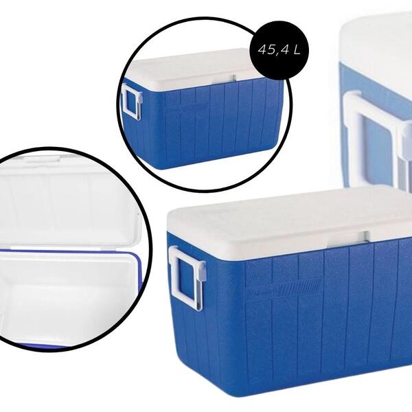 Caixa Termica 45 4l 48qt Azul Coleman 101387481310 | Leroy Merlin