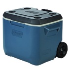 Caixa Termica 47 3l 50qt Azul Com Rodas Coleman 110130005889