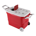 Caixa Térmica 50L com Rodas Vermelho Soprano