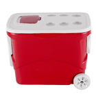Caixa Térmica 50L com Rodas Vermelho Soprano