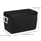 Caixa Térmica Coleman 48 Qt 45,4 Litros All Black