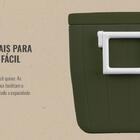 Caixa Térmica Coleman 48qt 45 4 Litros Cor Verde 64 Latas