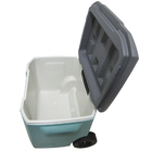 Caixa Térmica Coleman 56,7 Litros 60 Qt Verde Com Rodas E Alç