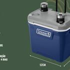 Caixa Térmica Coleman Cooler 61 5 Litros 65 Qt Com Rodas