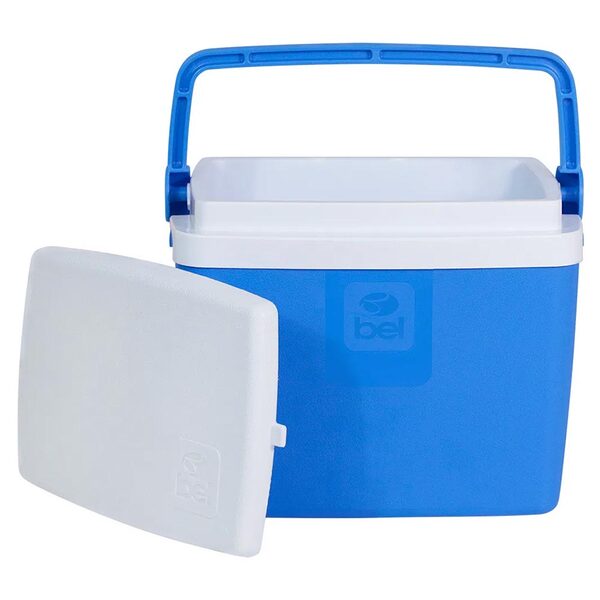 Caixa Térmica Cooler 06l Com Alça 8 Latas Azul Bel