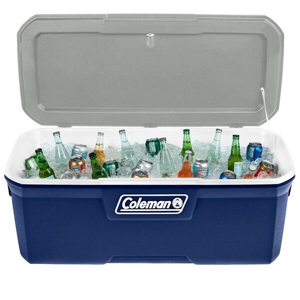 Caixa Térmica Cooler 150 Qt 142 Lt Lakeside Azul Coleman | Leroy