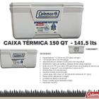 Caixa Térmica Cooler 150 Qt 142 Lt Marine Branca Coleman