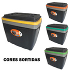 Caixa Térmica Cooler 16 Litros Tampa Com Porta Copo Camping P