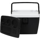 Caixa Termica Cooler Com Alça 12l Bel - Cor Preto E Branco