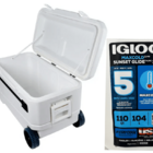 Caixa Térmica Cooler Igloo Maxcold 104l 110 Qt Rodas Coleman