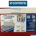 Caixa Termica Cooler Tropical Com Acessorios 32 Lts Soprano -