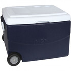 Caixa Termica Glacial 70 Litros Azul Com Rodinha