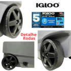 Caixa Térmica Igloo Latitude 85l Cinza/azul