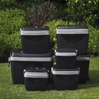 Caixa Térmica Mor 75 Litros Com Alças Preto E Cinza