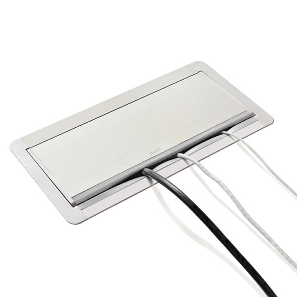 Caixa Tomada NB AXIAL Embutir em Mesa  - Abertura Touch com 3