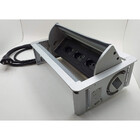 Caixa Tomada NB AXIAL Embutir em Mesa  - Abertura Touch com 3