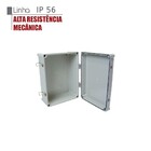 Caixas De Passagem Plastica C/ Dobradiça Fecho Strahl3851/df