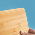 Caixas Organizadora com Tampa de Bambu Azul 4L Oikos