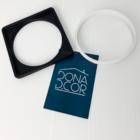 Caixilho 10x10 Preto Fosco Aço Inox 304 Porta Grelha Suporte