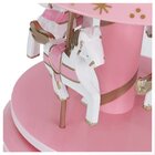 Caixinha De Música A Corda Enfeite Decorativo Carrossel 17cm