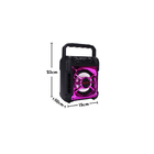 Caixinha De Som Potente Bluetooth Portátil Entrada P10 Microf