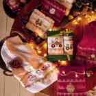 Caixinha Natalina 2 Toalhas Presépio Branca Appel