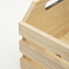 Caixote Pinus 32x25x17cm Zôdio