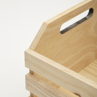 Caixote Pinus 32x25x17cm Zôdio