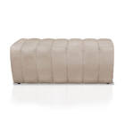 Cal?adeira Olivia 90 Cm Veludo Bege Trabalhado A85 - D'rossi