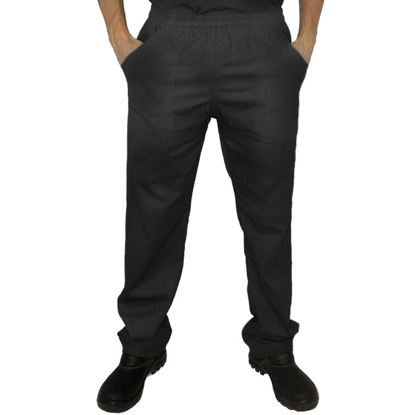 Calça Brim Pesado Uniforme Profissional Preta G