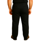 Calça Metade Elástico Preta 48 Preto