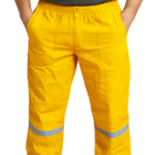 Calça Uniforme Profissional Elástico Tactel Amarelo Ouro Eg A
