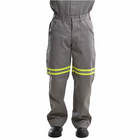 Calça Uniforme Trabalho Eletricista Nr10 Metade Elástico Faix