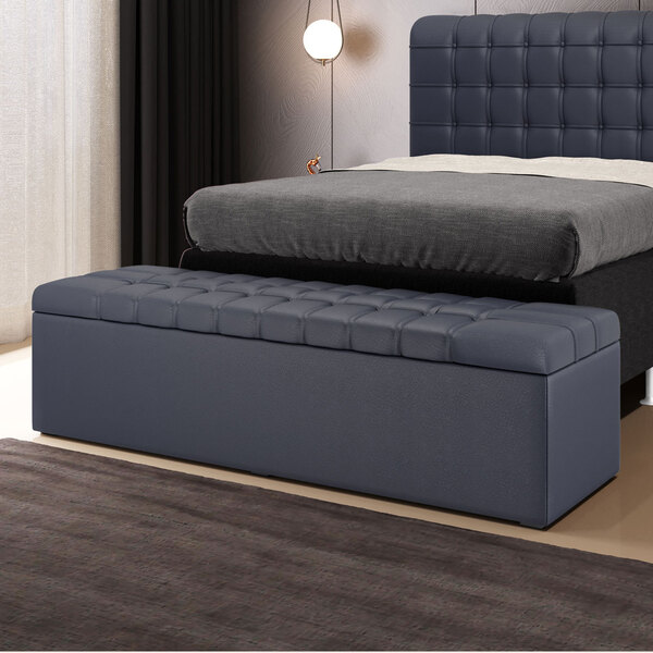 Calçadeira Alpha 140 / A-019 Couro Artificial Azul