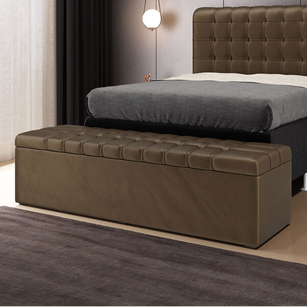 Calçadeira Alpha 140 / N-029 Veludo Capuccino