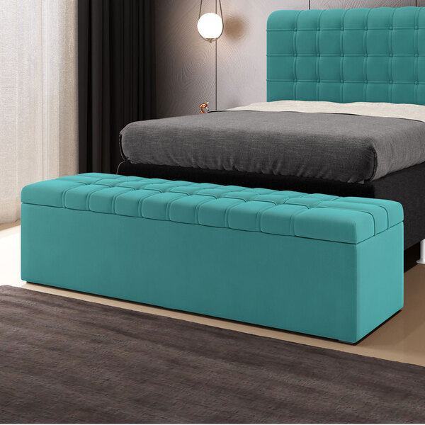 Calçadeira Alpha 195 / Z-016 Sued Azul Turquesa