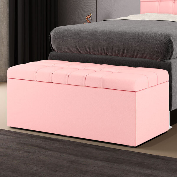 Calçadeira Alpha 90 / A-044 Couro Rosa Bebê