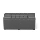 Calçadeira Alpha 90 / N-022 Veludo Cinza Escuro