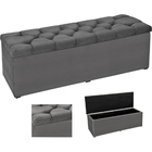 Calçadeira Baú 195 Cm Casal King Size Alaska Suede Animaleh -