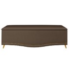 Calçadeira Baú Casal 140cm Com Tachas Imperial J02 Veludo Cho