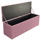 Calçadeira Baú Casal Austin 140cm Tec Veludo 20222 - Zidi