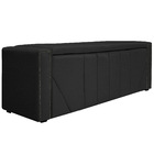 Calçadeira Baú Casal Minsk P02 140 Cm Para Cama Box Corano -
