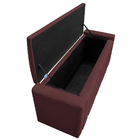 Calçadeira Baú Casal Minsk P02 140 Cm Para Cama Box Corano -