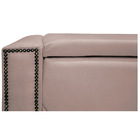 Calçadeira Baú Casal Minsk P02 140 Cm Para Cama Box Suede - A