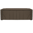 Calçadeira Baú Casal Minsk P02 140 Cm Para Cama Box Suede - D