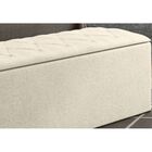 Calçadeira Baú Casal Queen 160cm Paris Veludo Bege - Js Móveis