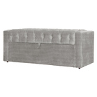 Calçadeira Báu Emma Linho Cores - Ds Estofados - Queen - Bege